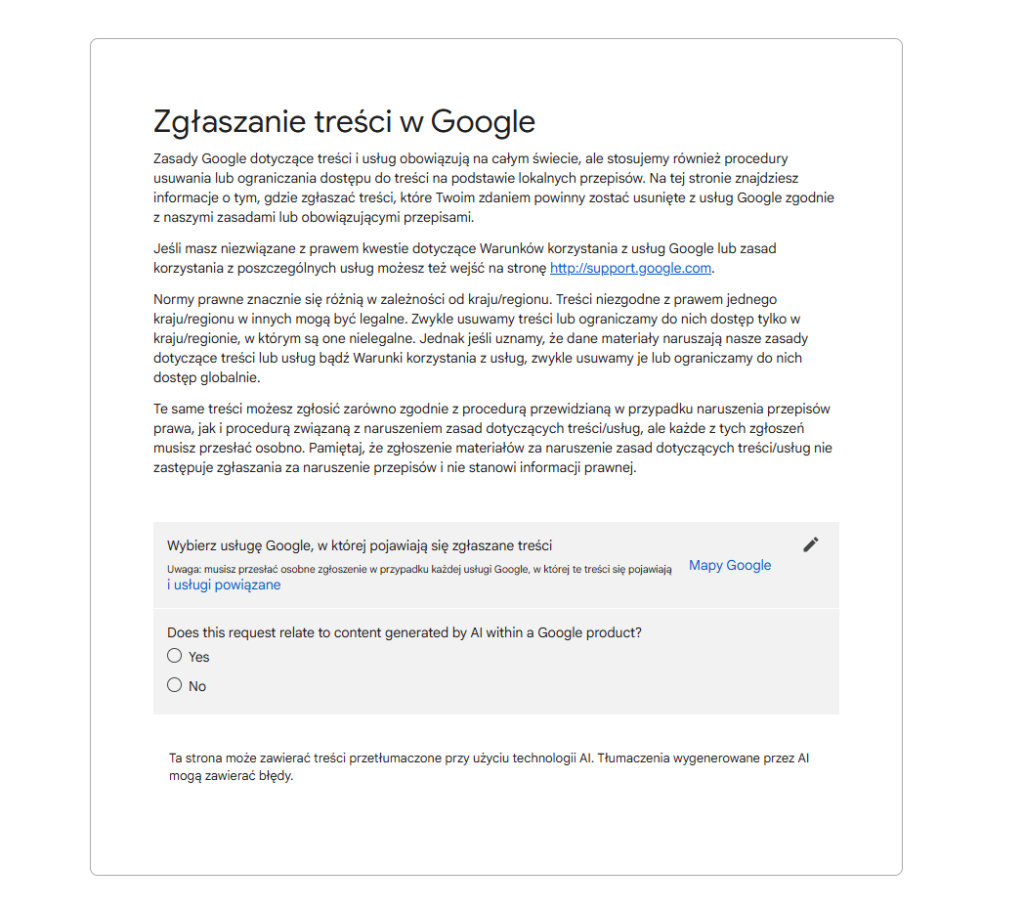 Fałszywe opinie w Google Maps 3