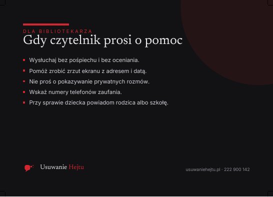 Podgląd: Gdy czytelnik prosi o pomoc