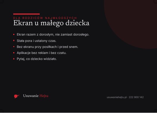 Podgląd: Ekran u małego dziecka
