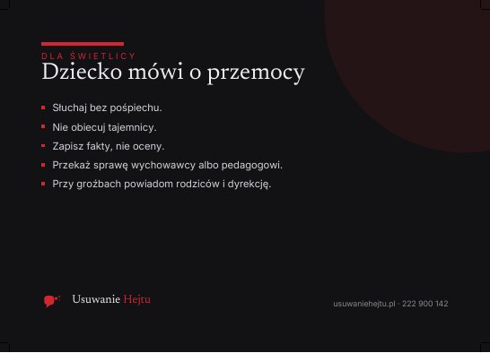 Podgląd: Dziecko mówi o przemocy