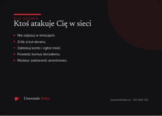 Podgląd: Ktoś atakuje Cię w sieci