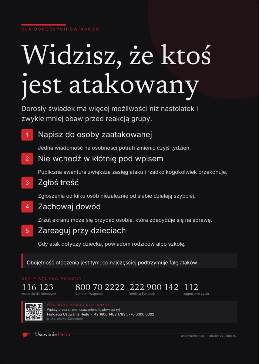 Podgląd: Widzisz, że ktoś jest atakowany