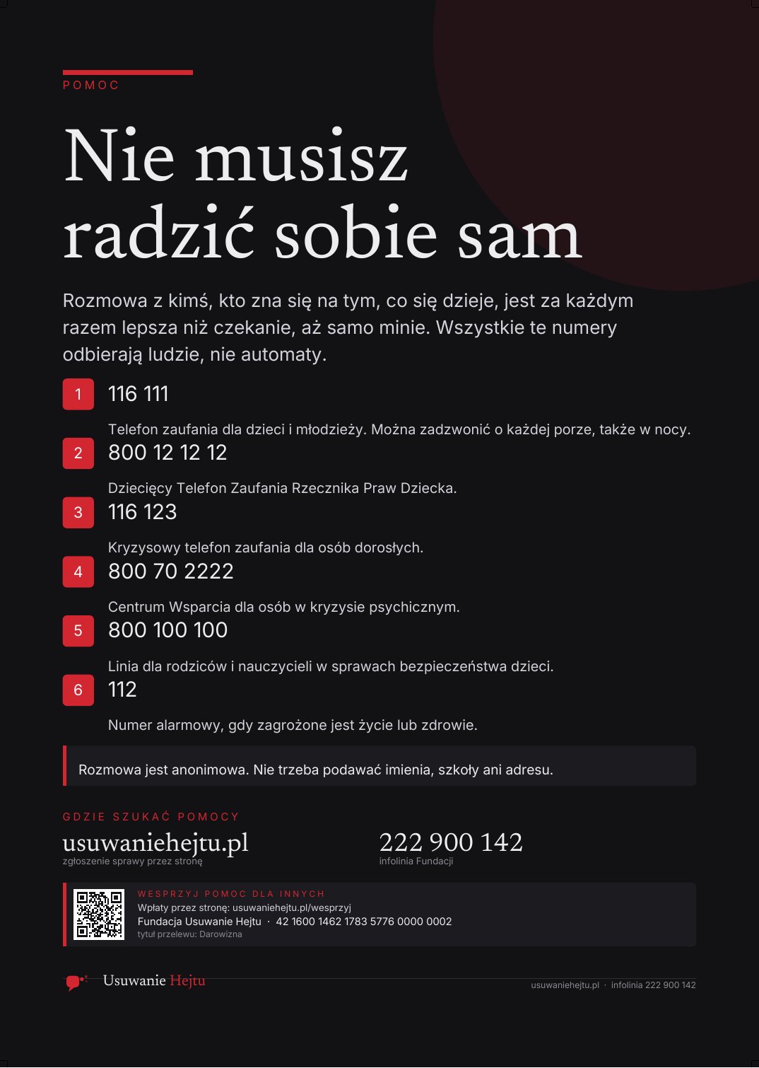 Podgląd: Nie musisz radzić sobie sam