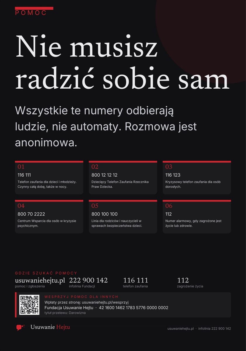 Podgląd: Nie musisz radzić sobie sam