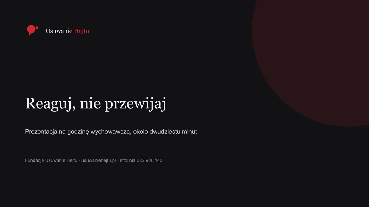 Podgląd: Reaguj, nie przewijaj