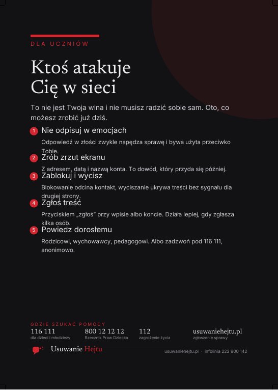 Podgląd: Ktoś atakuje Cię w sieci