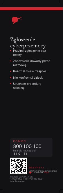Podgląd: Zgłoszenie cyberprzemocy