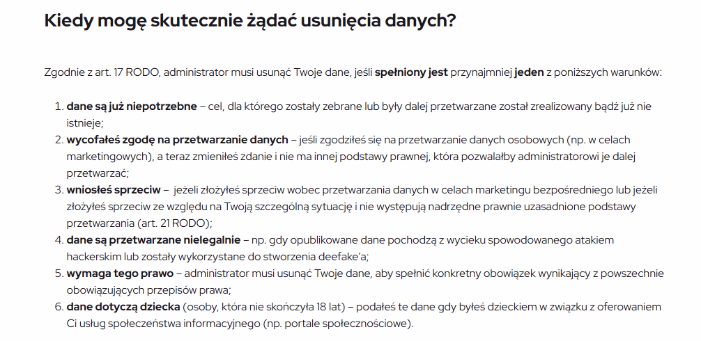 Jak skutecznie usunąć dane