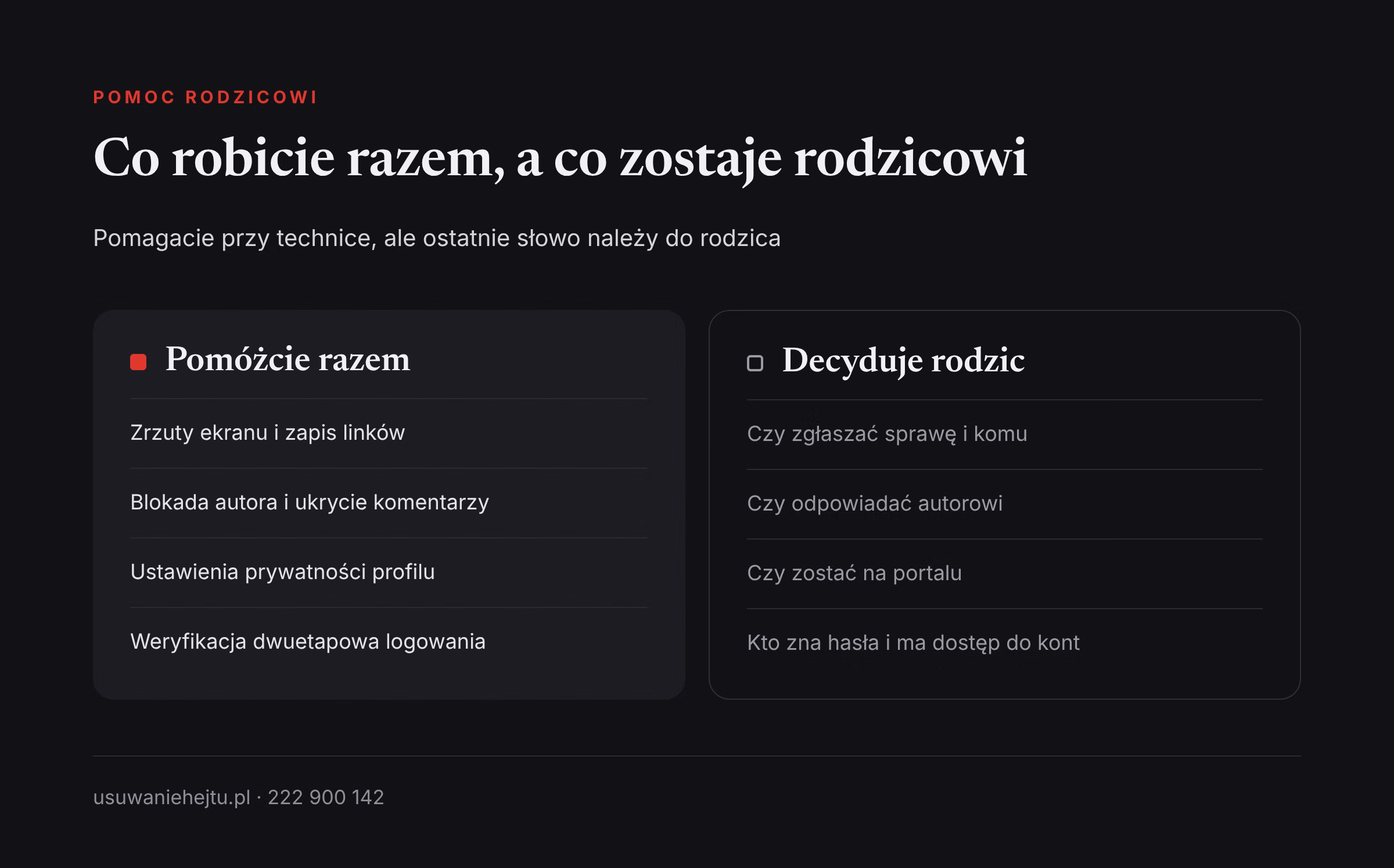 Hejt na rodzica w internecie: co dorosłe dzieci robią razem z rodzicem, a o czym decyduje wyłącznie rodzic